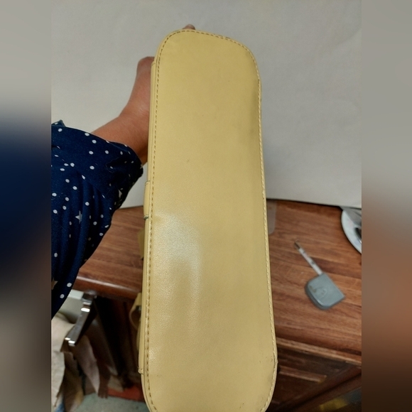 90s Mondani New York Citrus-coloured Tote Shoulder Bag - Picture 10 of 14